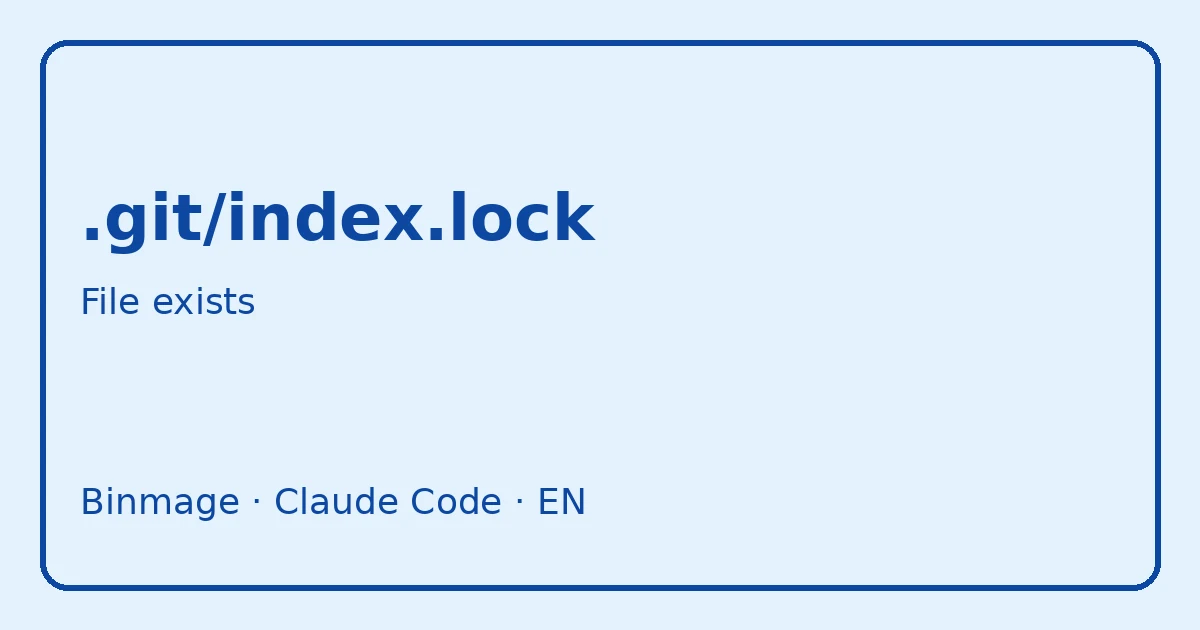 Unable to create .git/index.lock File exists: pale blue clay padlock on a clay git folder