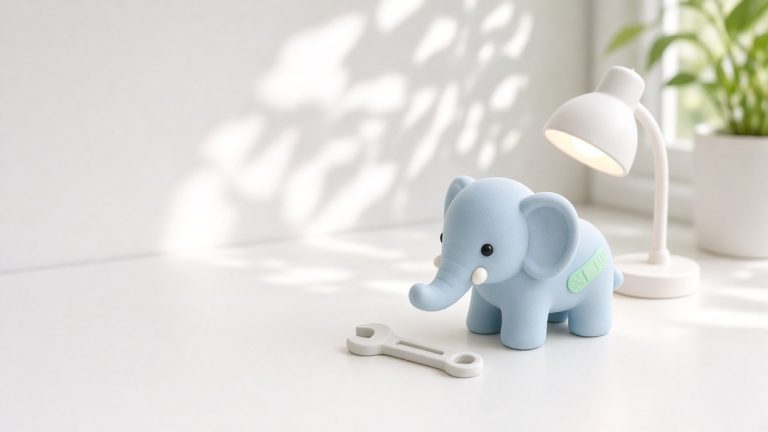 PHP CVE-2026-109618 patch: a small blue elephant figurine with a band-aid next to a tiny wrench